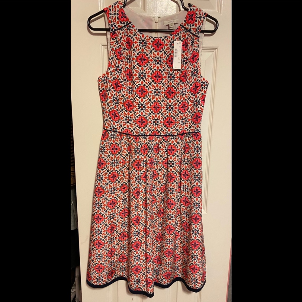 Jcrew Poppy Silk Dress Style A8245